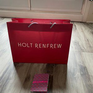 Large Holt Renfrew Shopping Bag and Receipt Envelop